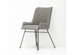 Silla 57x92x63 cm gris adesso adesd03b