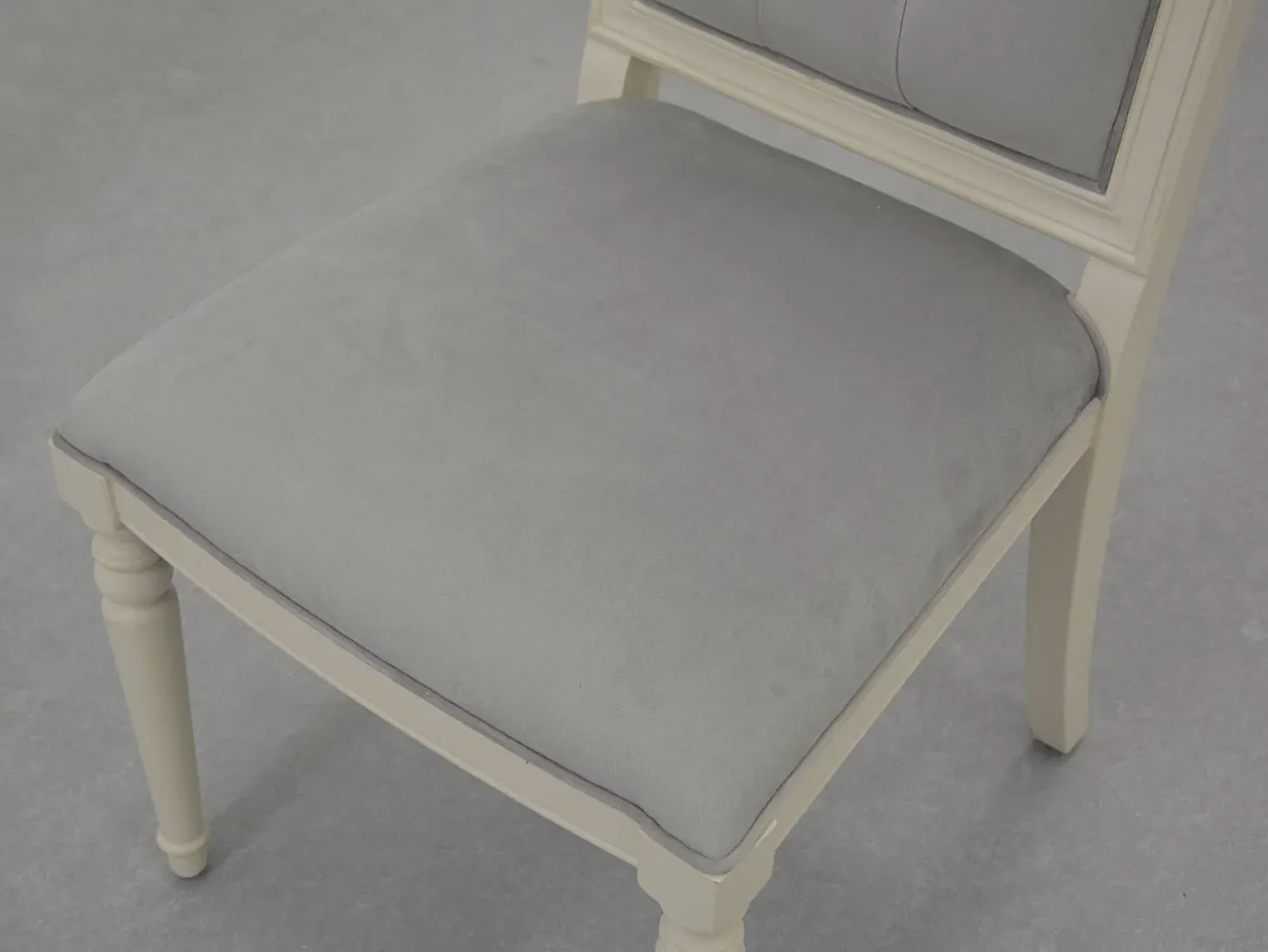 Silla 49x98x57 cm gris Dijon di28