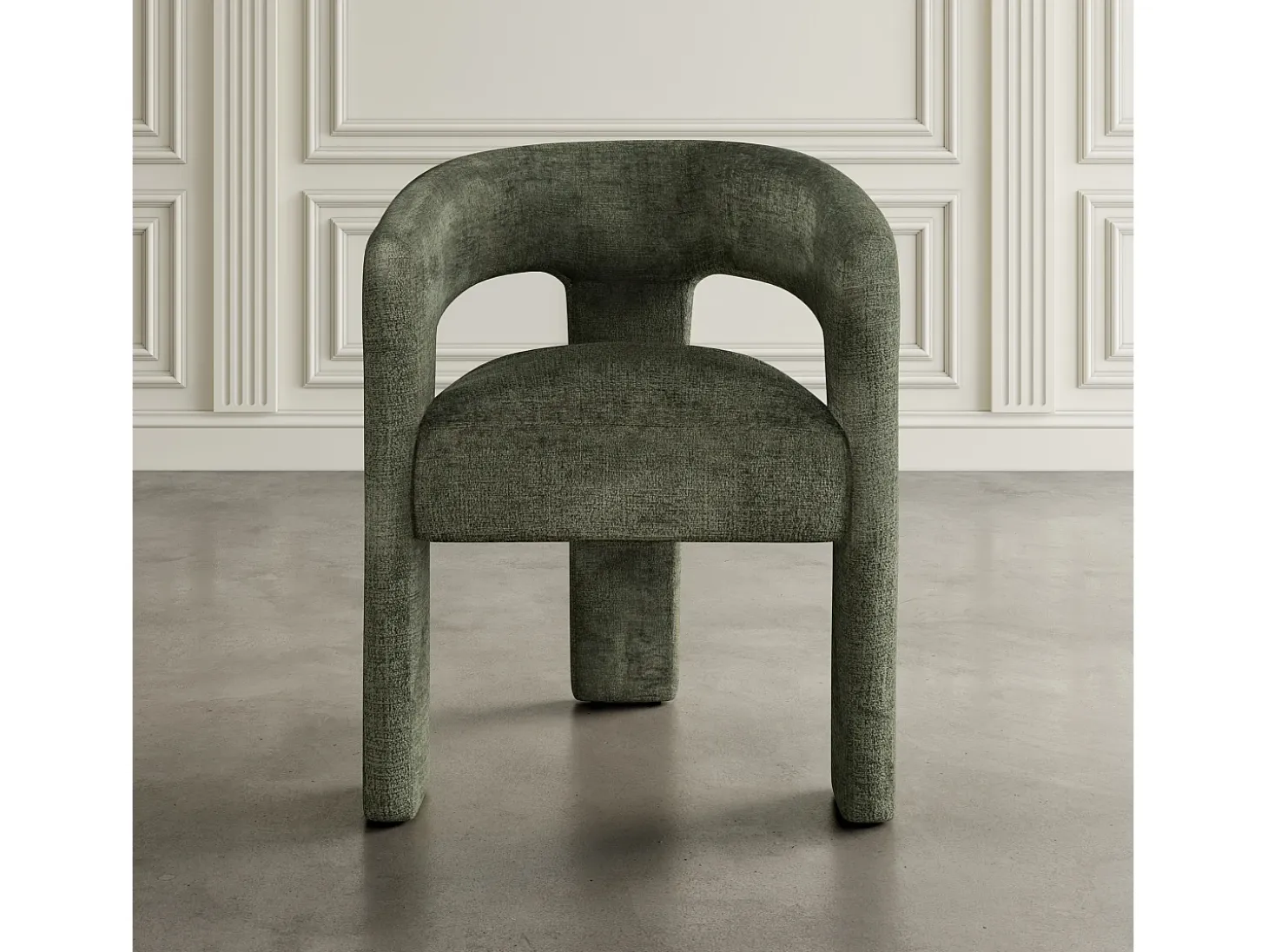Silla 62x75x58 cm oliva Leith LET71O