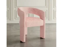 Silla 62x75x58 cm rosa Leith LET71P