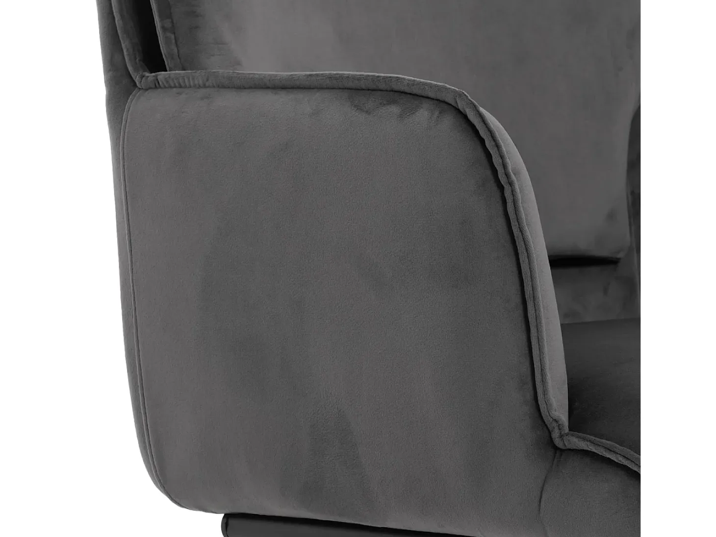 Sillas cantilever MCW-N60 (juego de 6), gris oscuro