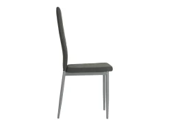 Sillas comedor 6 unidades cuero artificial gris