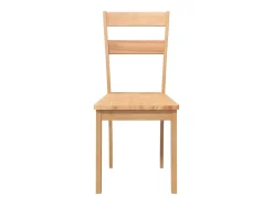 Sillas de comedor 2 unidades madera maciza natural caucho