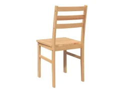 Sillas de comedor 2 piezas madera maciza de caucho