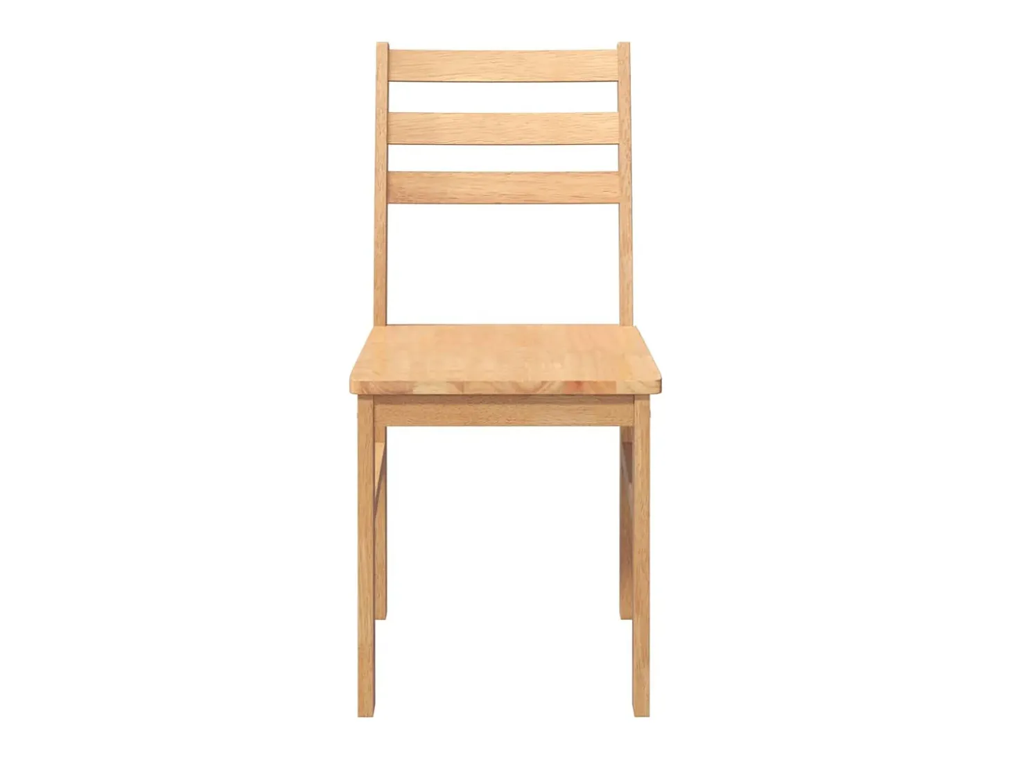 Sillas de comedor 2 piezas madera maciza de caucho