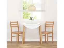 Sillas de comedor 2 piezas madera maciza de caucho