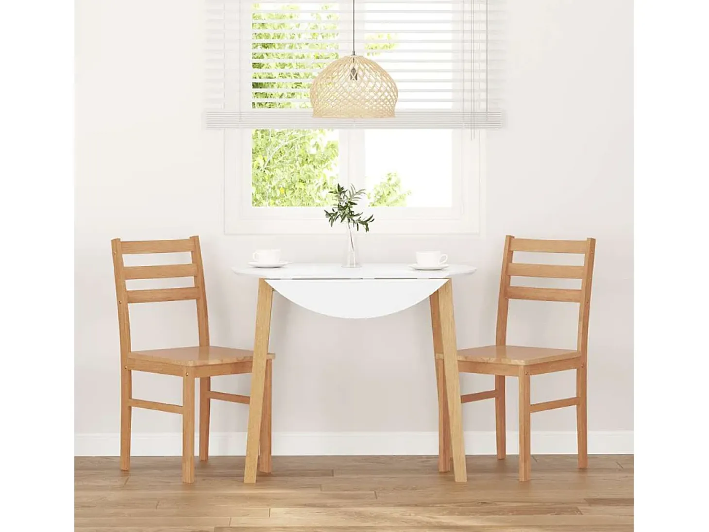 Sillas de comedor 2 piezas madera maciza de caucho