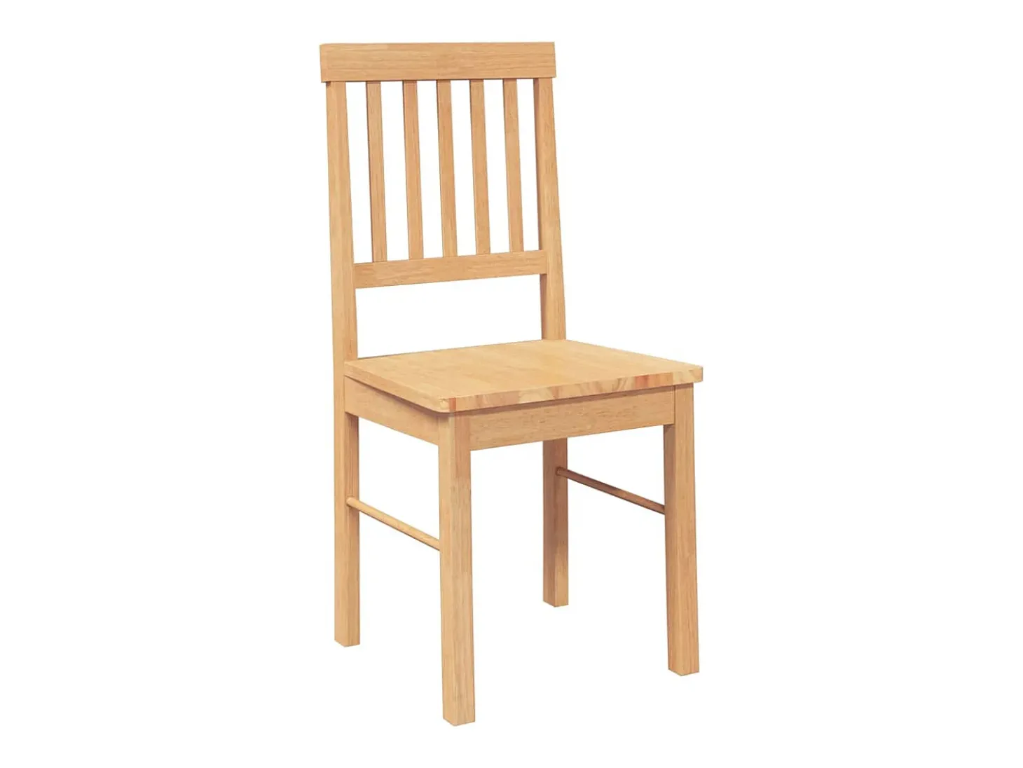 Sillas de comedor 2 piezas madera maciza de caucho