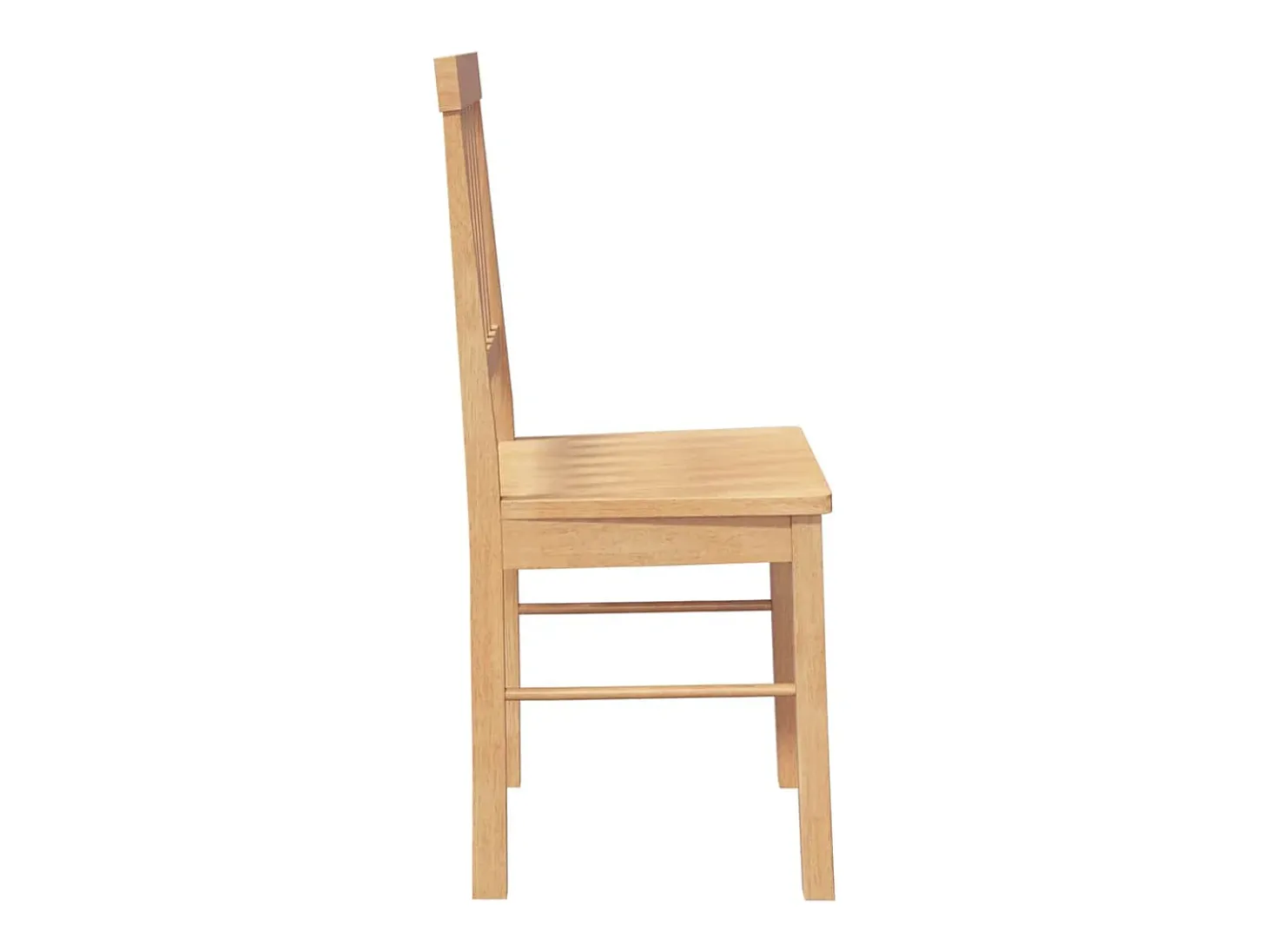 Sillas de comedor 2 piezas madera maciza de caucho