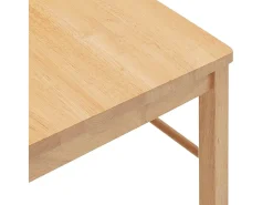 Sillas de comedor 2 piezas madera maciza de caucho