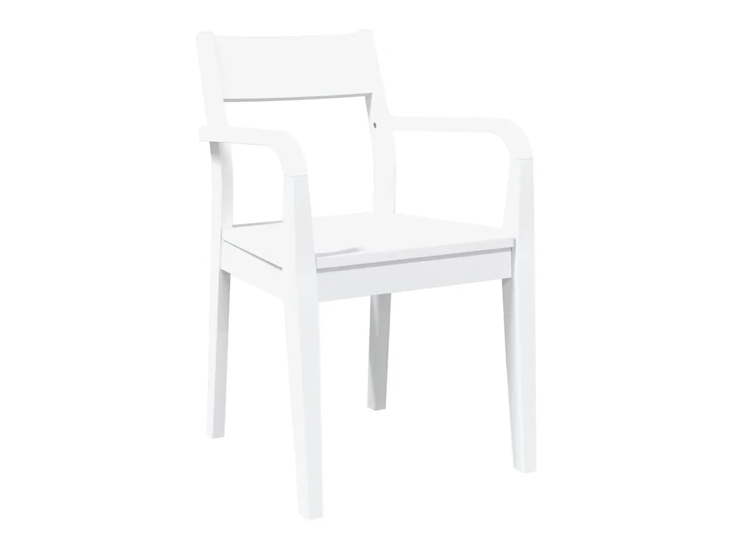 Sillas de comedor 2 piezas madera maciza de caucho blanco