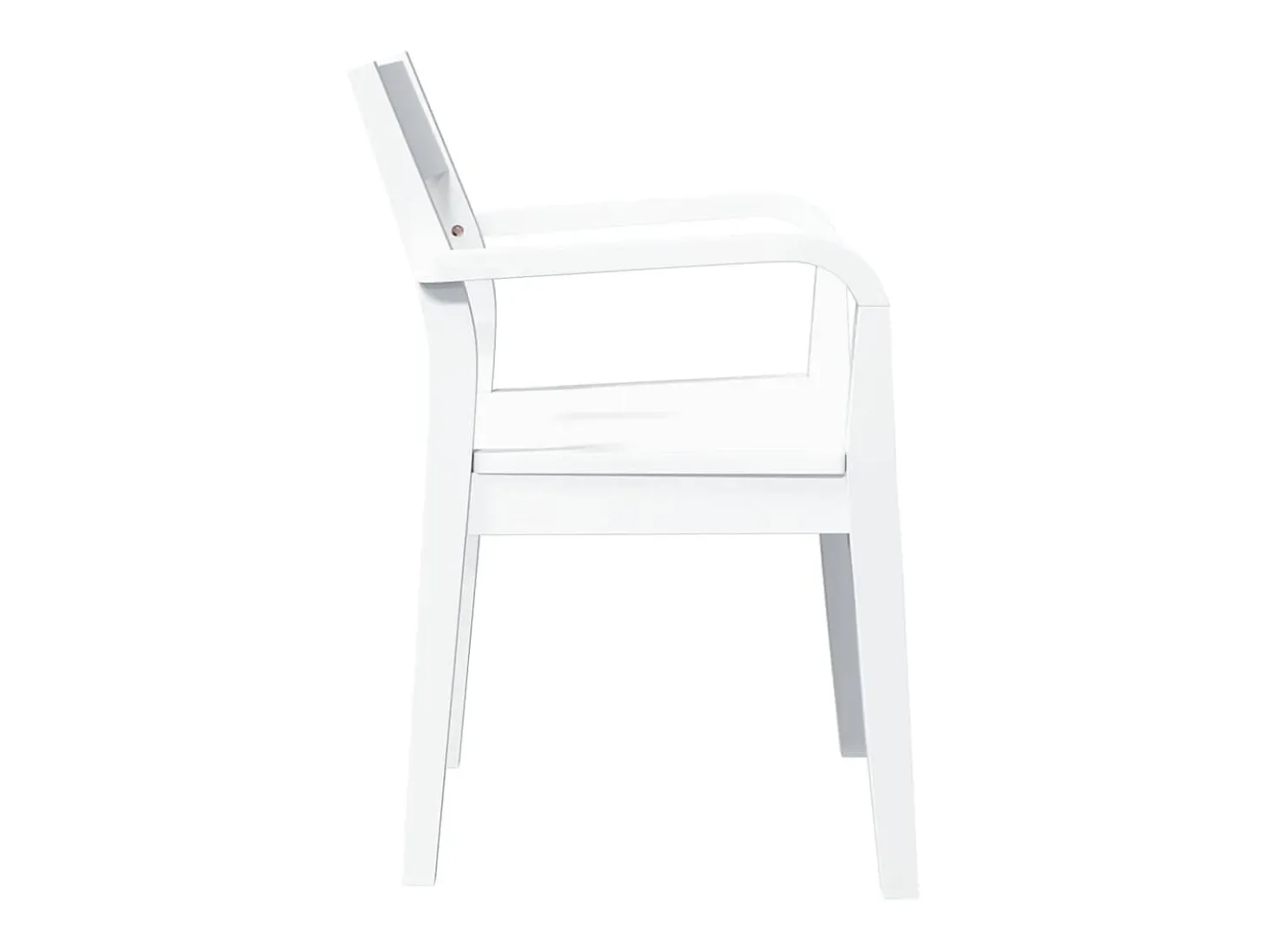 Sillas de comedor 2 piezas madera maciza de caucho blanco