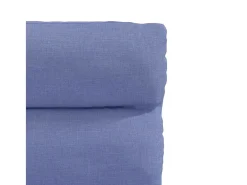 Sillas de comedor 2 uds tela azul jeans