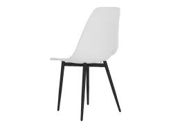 Sillas de comedor 4 unidades blancas PP
