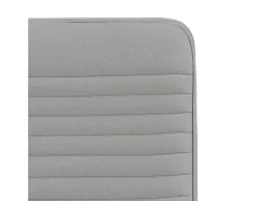 Sillas de comedor 6 unidades tela gris nube