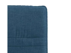 Sillas de comedor 4 unidades tela azul