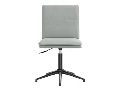 Sillas de comedor 4 unidades terciopelo gris claro
