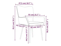Sillas de comedor 2 unidades terciopelo rosa
