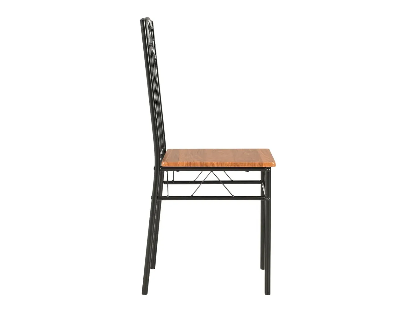 Sillas de comedor 4 unidades MDF marrón