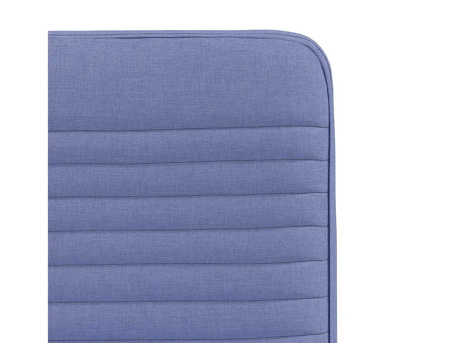Sillas de comedor 4 unidades tela azul jeans