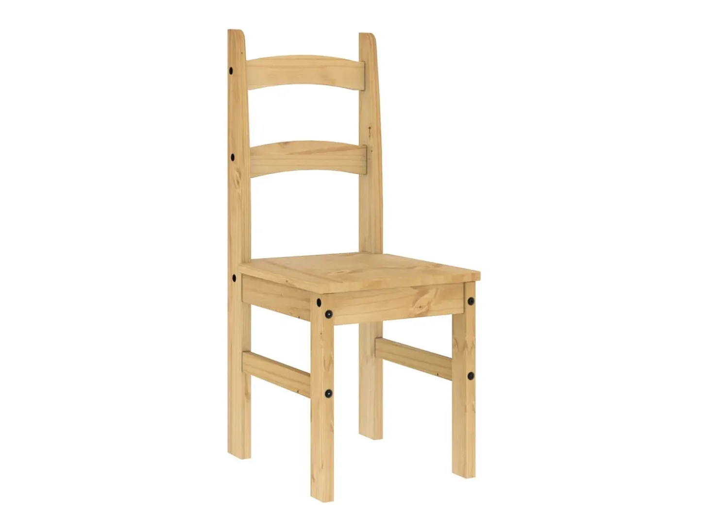 Sillas de comedor 2 unidades madera maciza de pino 40x46x99 cm