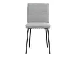 Sillas de comedor 4 unidades terciopelo gris claro