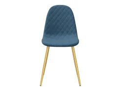 Sillas de comedor 6 unidades terciopelo azul