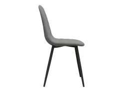 Sillas de comedor 2 unidades terciopelo gris claro