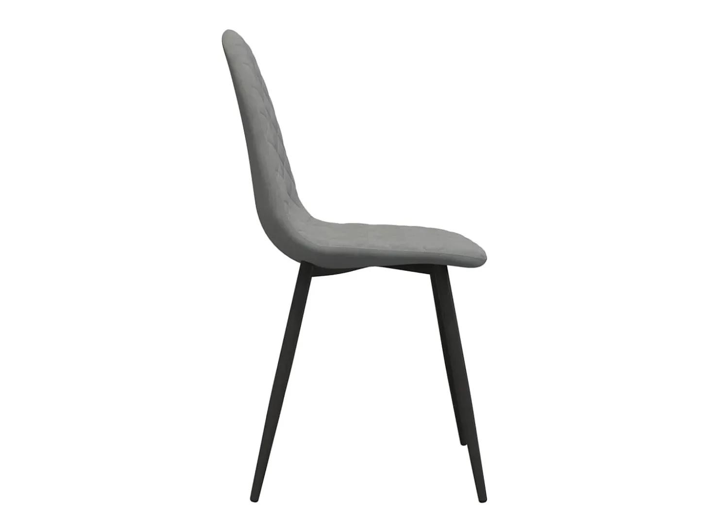 Sillas de comedor 2 unidades terciopelo gris claro