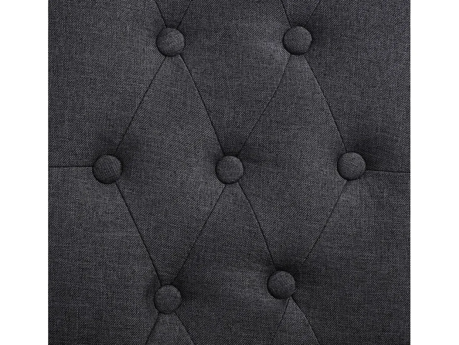 Sillas de comedor 2 unidades tela gris oscura