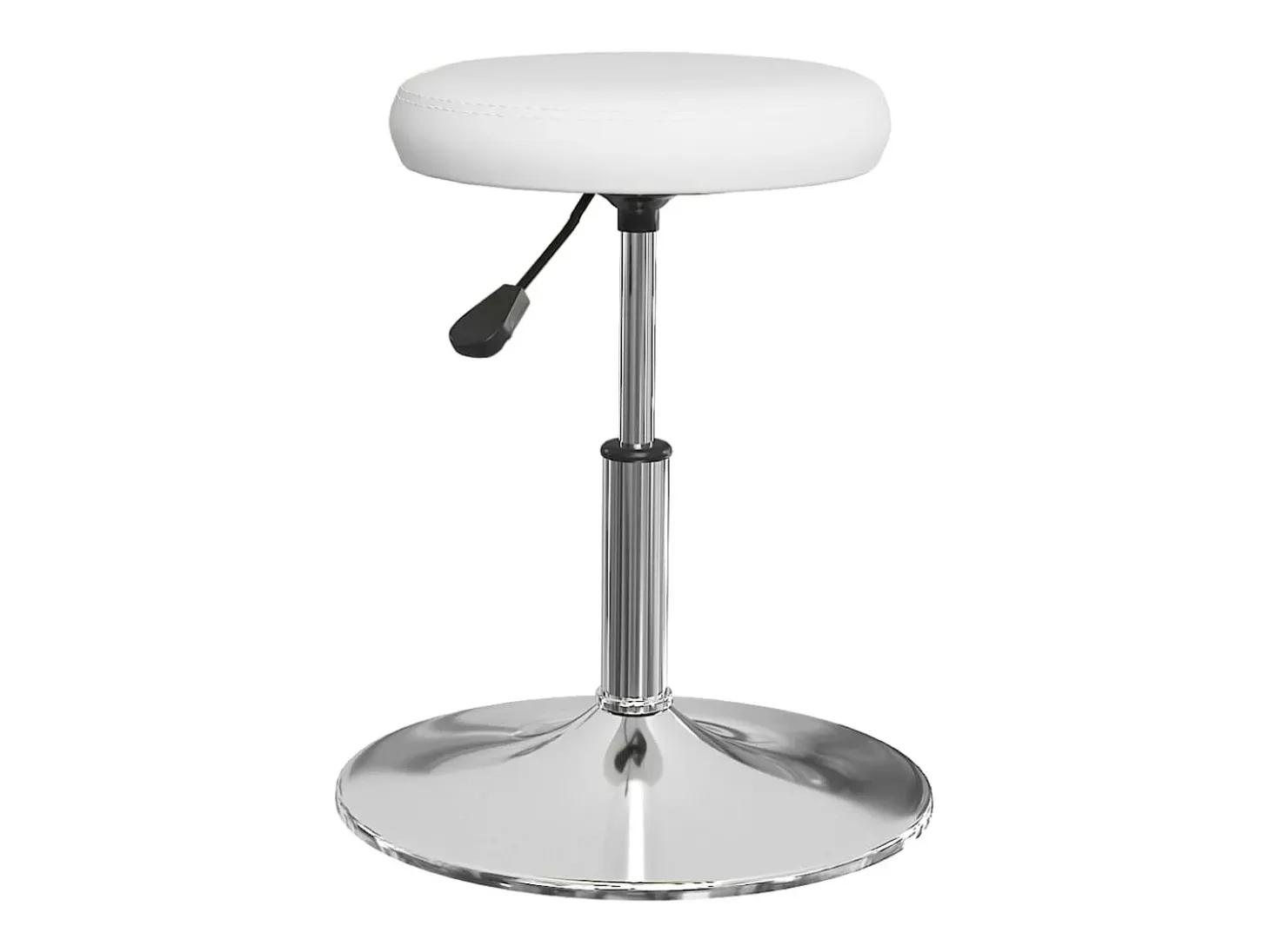 Sillas de comedor 6 unidades cuero sintético blanco