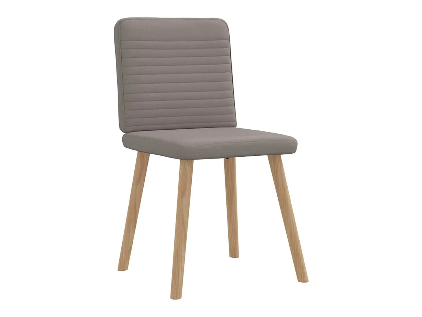 Sillas de comedor 4 unidades tela taupe