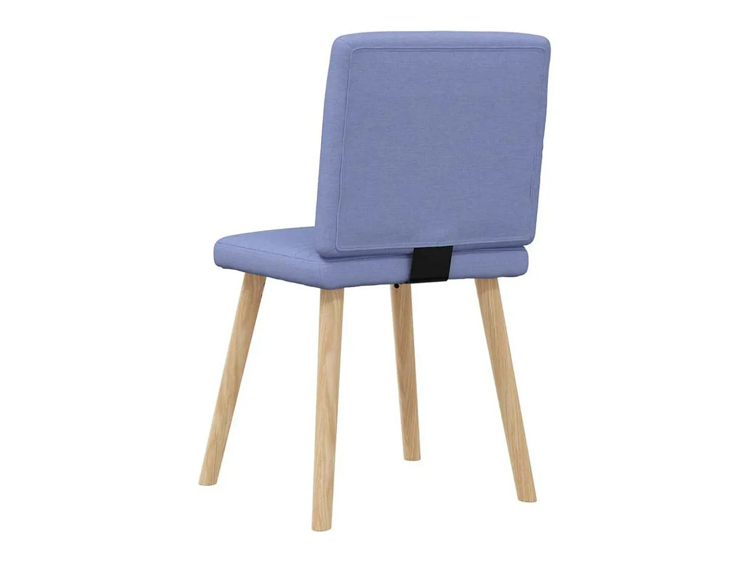 Sillas de comedor 2 unidades tela azul jeans