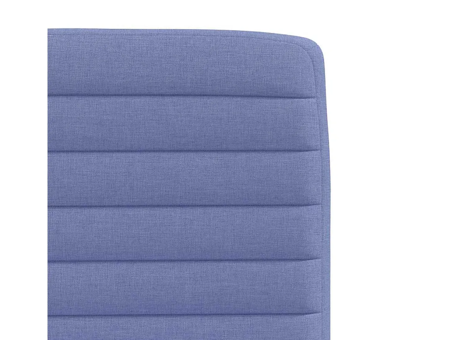 Sillas de comedor 2 unidades tela azul jeans