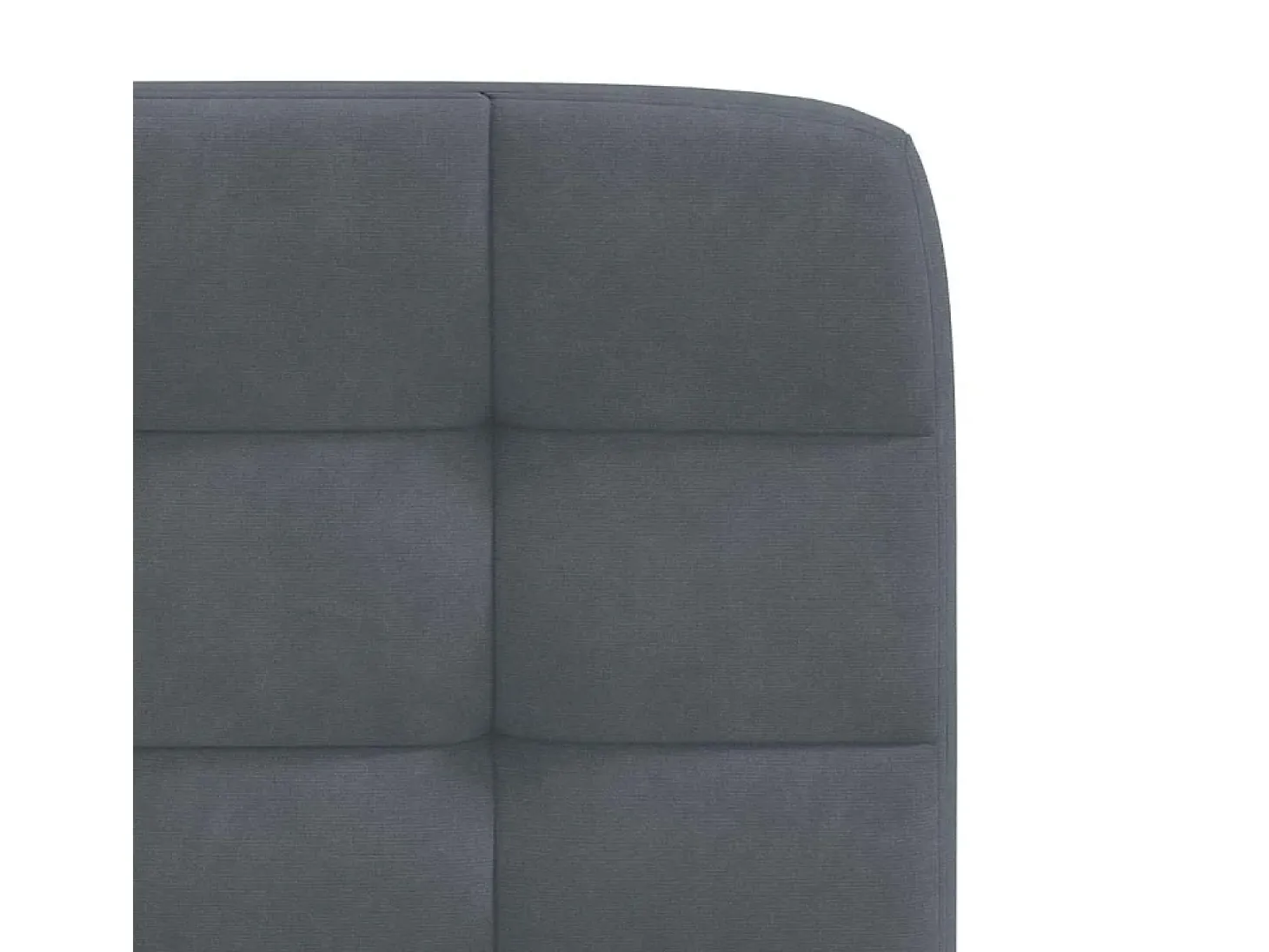 Sillas de comedor 2 unidades terciopelo gris oscuro