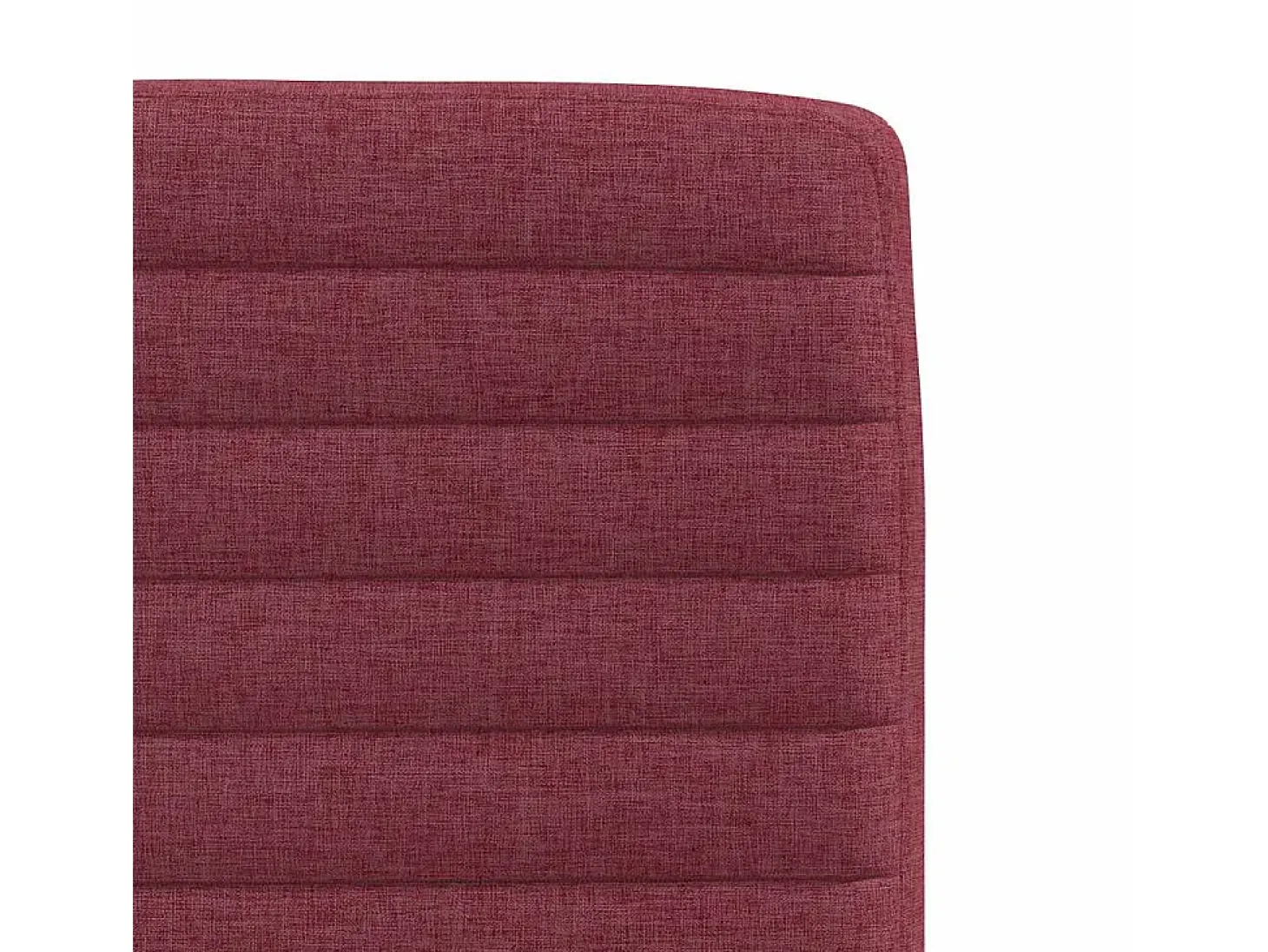 Sillas de comedor 2 unidades tela rojo tinto
