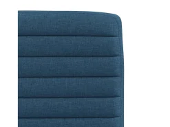 Sillas de comedor 2 unidades tela azul