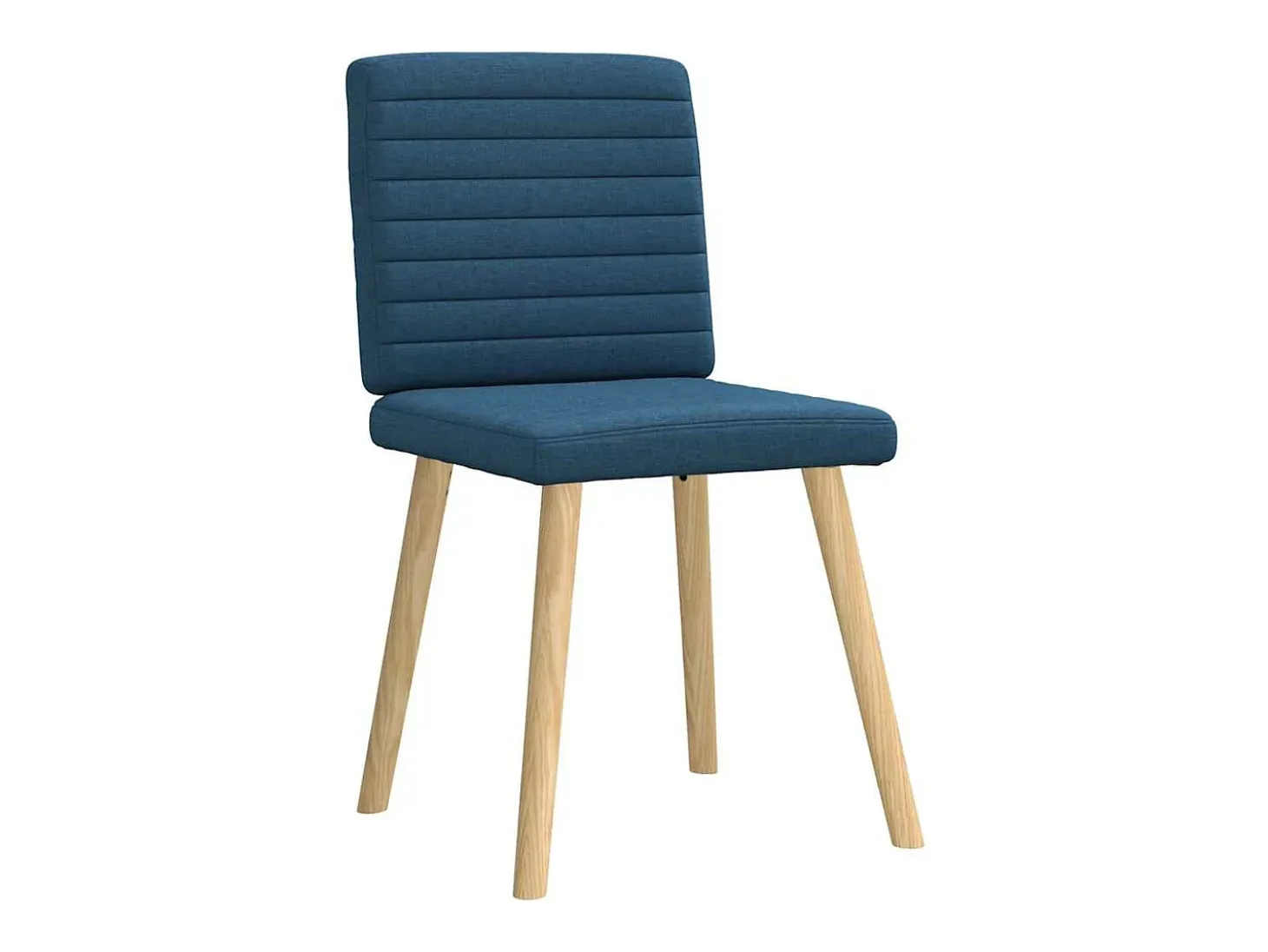 Sillas de comedor 2 unidades tela azul
