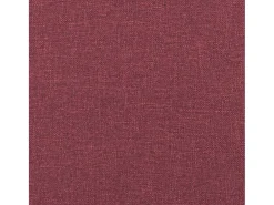 Sillas de comedor 6 unidades tela rojo tinto
