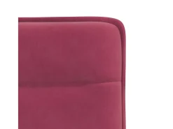 Sillas de comedor 2 unidades terciopelo rojo tinto