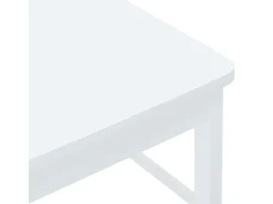 Sillas de comedor 2 unidades madera maciza de caucho blanco