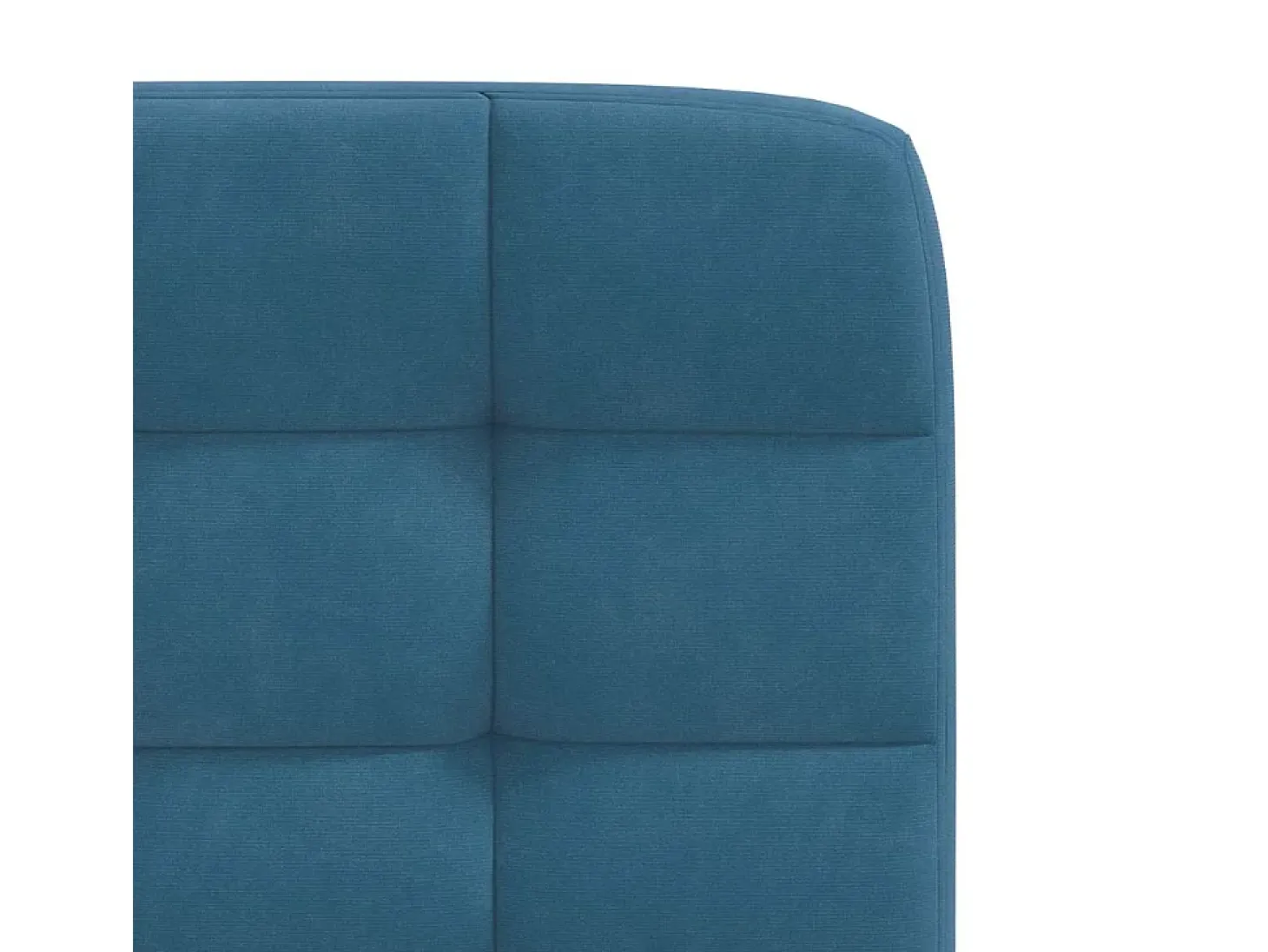 Sillas de comedor 6 unidades terciopelo azul