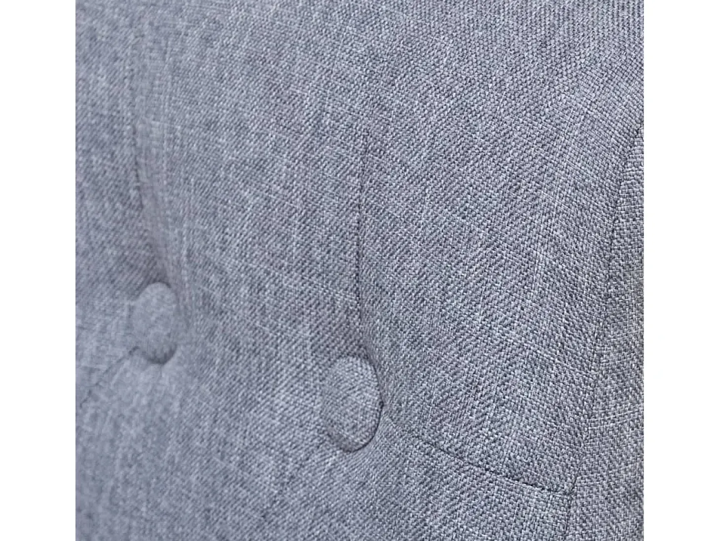 Sillas de comedor 6 unidades de tela gris claro