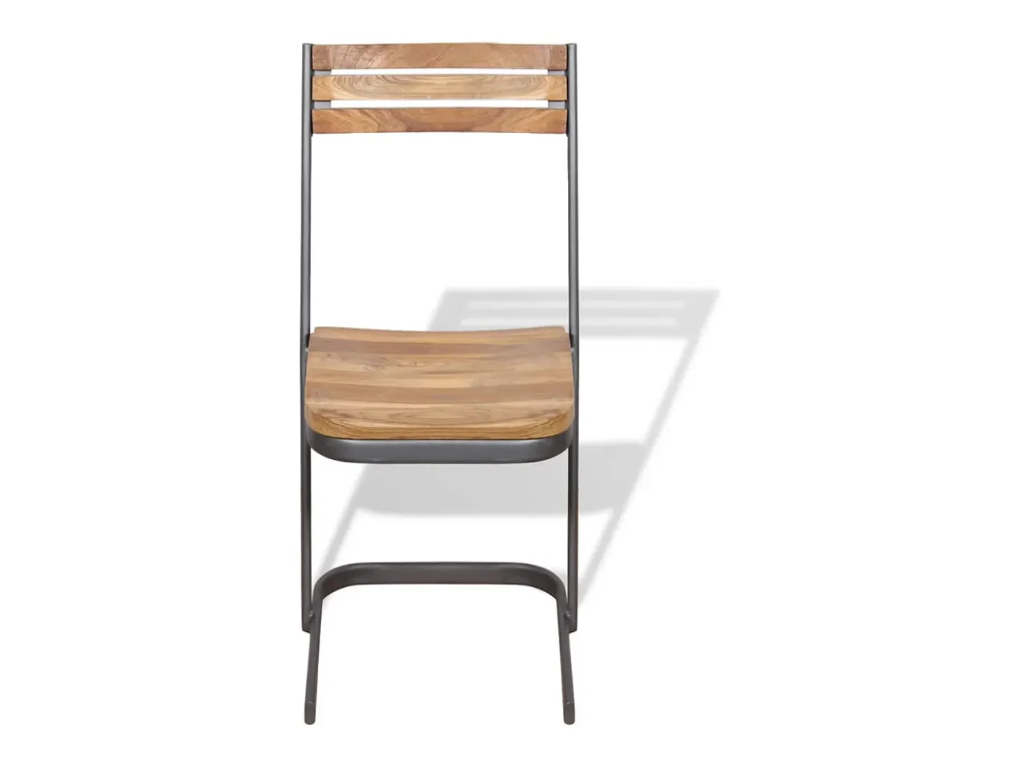 Sillas de comedor 6 unidades madera maciza de teca