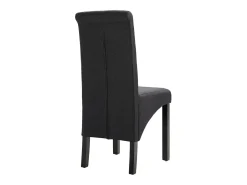 Sillas de comedor 4 unidades tela gris oscuro