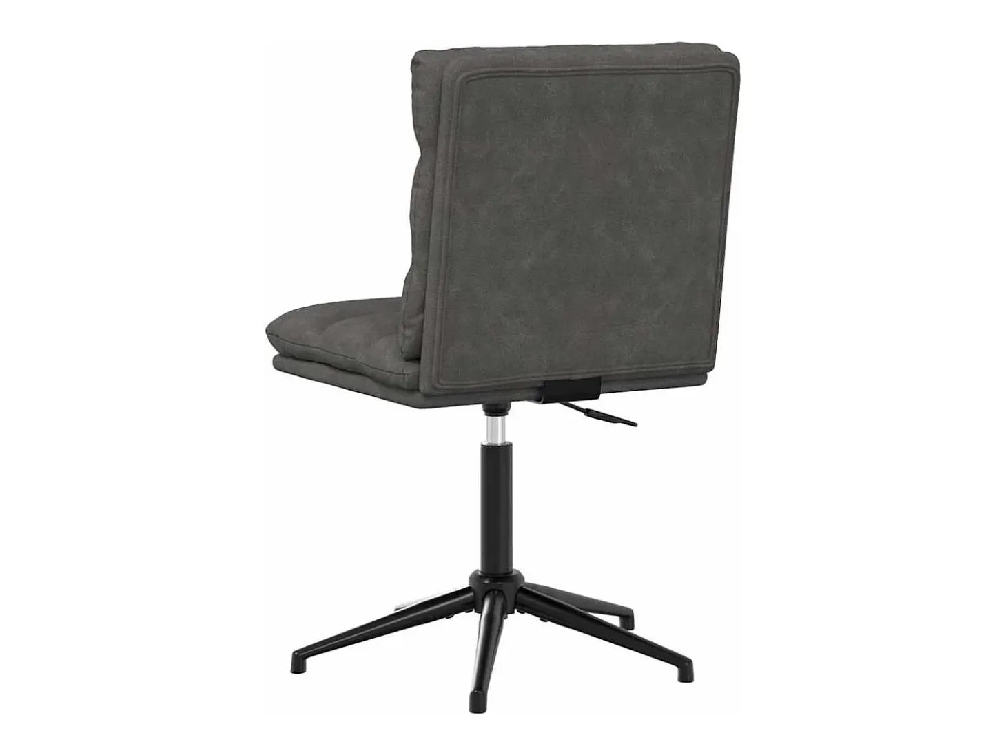 Sillas de comedor 4 unidades cuero sintético negro