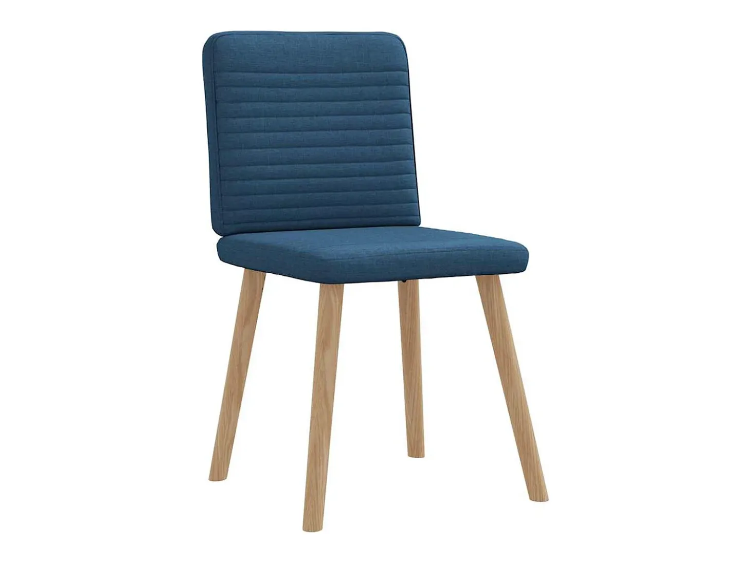 Sillas de comedor 2 unidades tela azul