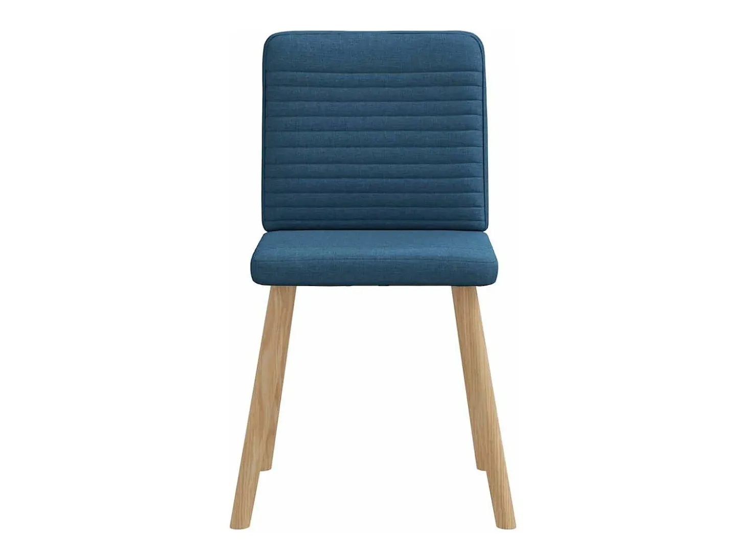 Sillas de comedor 2 unidades tela azul