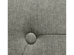 Sillas de comedor 2 unidades tela gris