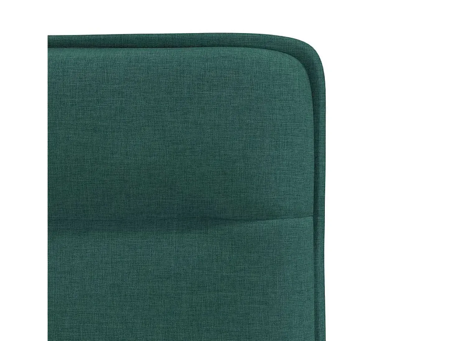 Sillas de comedor 4 unidades tela verde oscuro